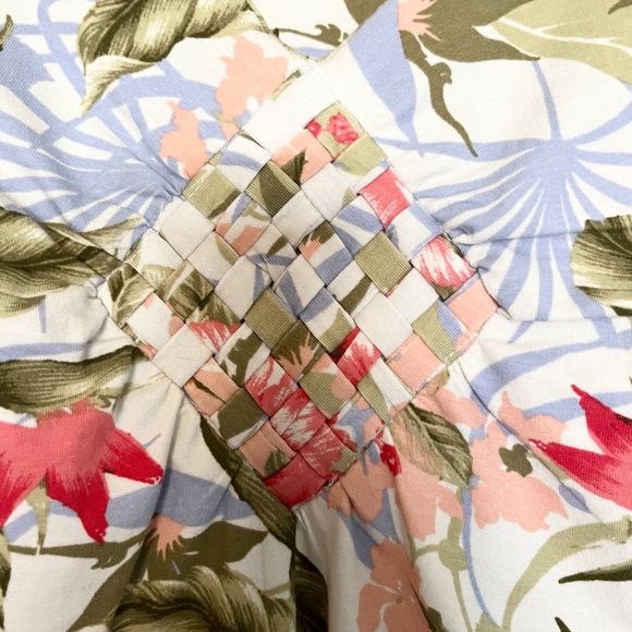 “NWT” Caribbean Joe Tropical ¾ Length Sleeve Shirt Size 2X - Picture 5 of 7